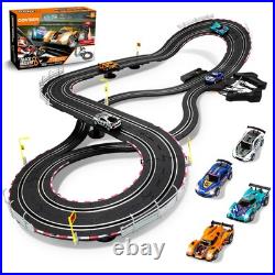 Slot Car Race Track Sets Electric Race Car Track for Boys and Kids RC Rac Slot Car Race Track Sets Electric Race Car Track for Boys and Kids RC Rac