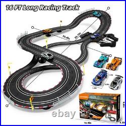 Slot Car Race Track Sets Electric Race Car Track for Boys and Kids RC Rac Slot Car Race Track Sets Electric Race Car Track for Boys and Kids RC Rac