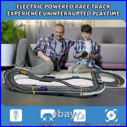 Slot Car Race Track Sets Electric Race Car Track for Boys and Kids RC Rac Slot Car Race Track Sets Electric Race Car Track for Boys and Kids RC Rac