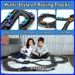Slot Car Race Track Sets Electric Race Car Track for Boys and Kids RC Rac Slot Car Race Track Sets Electric Race Car Track for Boys and Kids RC Rac