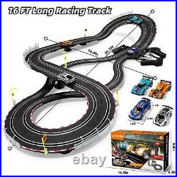 Slot Car Race Track Sets Electric Race Car Track for Boys and Kids RC Rac