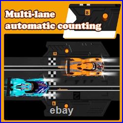 Slot Car Race Track Sets for Kids -30FT Electric Race Car Track with 4 High-S Slot Car Race Track Sets for Kids -30FT Electric Race Car Track with 4 High-S