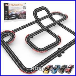 Slot Car Racing Track for Kids 143 Electric Powered 40Ft Big Race Tracks Set