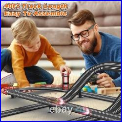 Slot Car Racing Track for Kids 143 Electric Powered 40Ft Big Race Tracks Set