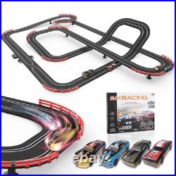 Slot Car Racing Track for Kids 143 Electric Powered 40Ft Big Race Tracks Set wi