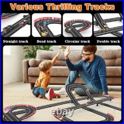 Slot Car Racing Track for Kids 143 Electric Powered 40Ft Big Race Tracks Set wi