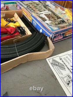 Slot Car Track Set -Disney- Mickey Mouse & Donald Duck. With Cars New Old Stock