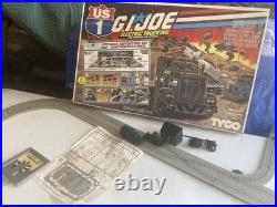 Slot Car Tyco G. I. JOE Vintage Electric Trucking Army Track missing some Items
