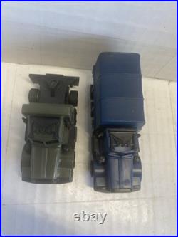 Slot Car Tyco G. I. JOE Vintage Electric Trucking Army Track missing some Items