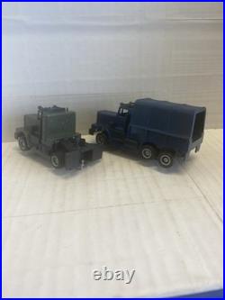 Slot Car Tyco G. I. JOE Vintage Electric Trucking Army Track missing some Items