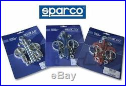 Sparco Universal Hood Pin Race Track Car Racing Red Lock Kit Set Pair 01606ar