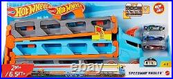 Speedway Hauler Car Set City Truck Vehicles Stores Extra Rig 22 Storage Track