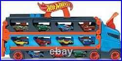 Speedway Hauler Car Set City Truck Vehicles Stores Extra Rig 22 Storage Track