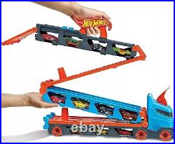 Speedway Hauler Car Set City Truck Vehicles Stores Extra Rig 22 Storage Track