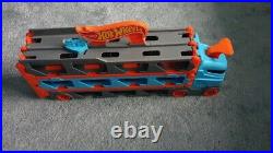 Speedway Hauler Car Set City Truck Vehicles Stores Extra Rig 22 Storage Track