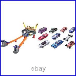 Super Speed Blastway Track Set with 164 Scale Toy Trucks and Track + Car Pack