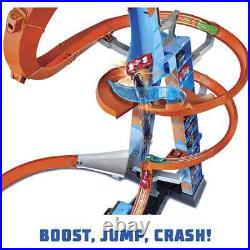 Super Tall Hot Wheels Track Matchbox Play Set Die Cast Cars Racetrack Indoor Toy Super Tall Hot Wheels Track Matchbox Play Set Die Cast Cars Racetrack Indoor Toy