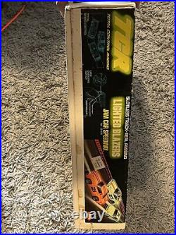 TCR Slotless Glow Car Track Set In Box Dodge Chevy Jam Car Tested Working