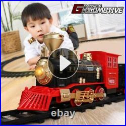 TEMI Electric Train Toy Set Car Railway and Tracks Game Boys Toys for Children