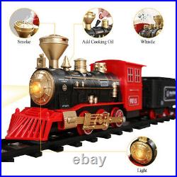 TEMI Electric Train Toy Set Car Railway and Tracks Game Boys Toys for Children