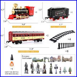 TEMI Electric Train Toy Set Car Railway and Tracks Game Boys Toys for Children