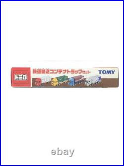 TOY CAR Tomica Railway Transport Container Track Set USED