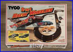 TYCO 2-In-1 Racin Wheelies Track Set SHARK & HAWK CARS TESTED COMPLETE