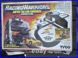 TYCO HO Racing Warriors Battle Car Crusher Slot Set Tracks INCOMPLETE FOR PARTS