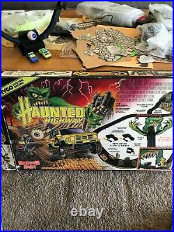 TYCO Haunted Highway Slot Car Track Set Electric Slot Cars