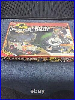 TYCO Jurassic Park Survival Chase Car & Dino Set 1992 Never Used RARE