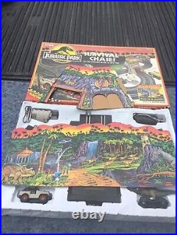 TYCO Jurassic Park Survival Chase Car & Dino Set 1992 Never Used RARE