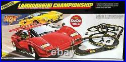 TYCO Lamborghini Championship Magnum 440-X2 Slot Car Racing Set with 360 loop