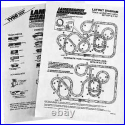 TYCO Lamborghini Championship Magnum 440-X2 Slot Car Racing Set with 360 loop