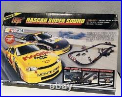 TYCO NASCAR Super Sound Electric Slot Car Race Track Set 99% Complete