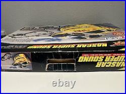 TYCO NASCAR Super Sound Electric Slot Car Race Track Set 99% Complete