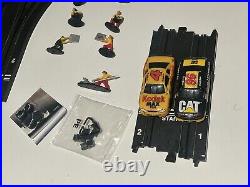 TYCO NASCAR Super Sound Electric Slot Car Race Track Set 99% Complete