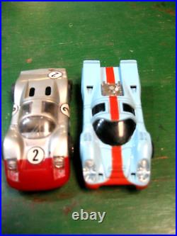 TYCO PRO slot car track #8202 Super over & under working Cars, cleaned & tested