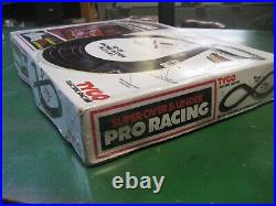 TYCO PRO slot car track #8202 Super over & under working Cars, cleaned & tested