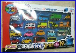 Tayo Little Bus Special Friends Mini Car Full Set 2nd Edition 19 pcs Iconix