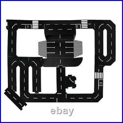 ToddleRoad Metropolis Set, 26 Pcs Flexible Car Track Builder Set, 19ft of Track ToddleRoad Metropolis Set, 26 Pcs Flexible Car Track Builder Set, 19ft of Track