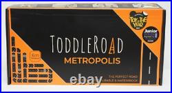 ToddleRoad Metropolis Set, 26 Pcs Flexible Car Track Builder Set, 19ft of Track ToddleRoad Metropolis Set, 26 Pcs Flexible Car Track Builder Set, 19ft of Track