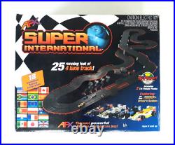 Tomy AFX Super International 4 Lane Slot Car Set NEW & SEALED 4 cars, 25 feet