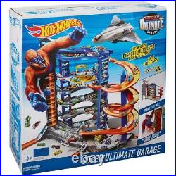 Toy Car Track Set & 4 164 Scale Cars, Super Ultimate Garage