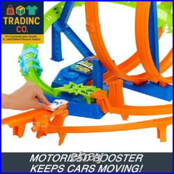 Toy Car Track Set Action Epic Crash Dash with 164 Scale Vehicle & 5 Action Zone