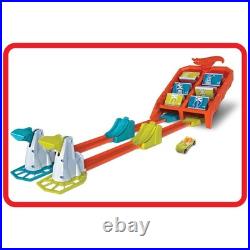 Toy Car Track Set, Action Launch Across Challenge with 164 Scale Vehicle, Ga Toy Car Track Set, Action Launch Across Challenge with 164 Scale Vehicle, Ga