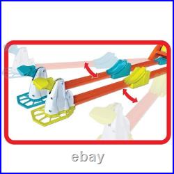 Toy Car Track Set, Action Launch Across Challenge with 164 Scale Vehicle, Ga