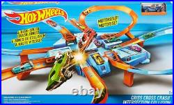 Toy Car Track Set, Criss Cross Crash with 164 Scale Vehicle, Powered Toy Car Track Set, Criss Cross Crash with 164 Scale Vehicle, Powered