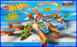 Toy Car Track Set, Criss Cross Crash with 164 Scale Vehicle, Powered Toy Car Track Set, Criss Cross Crash with 164 Scale Vehicle, Powered
