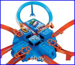 Toy Car Track Set, Criss Cross Crash with 164 Scale Vehicle, Powered by a Mo Toy Car Track Set, Criss Cross Crash with 164 Scale Vehicle, Powered by a Mo