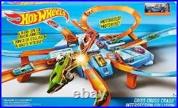 Toy Car Track Set, Criss Cross Crash with 164 Scale Vehicle, Powered by a Motor Toy Car Track Set, Criss Cross Crash with 164 Scale Vehicle, Powered by a Motor